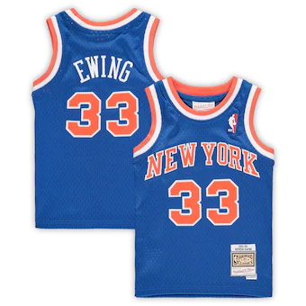 preschool mitchell and ness patrick ewing blue new york kni-334